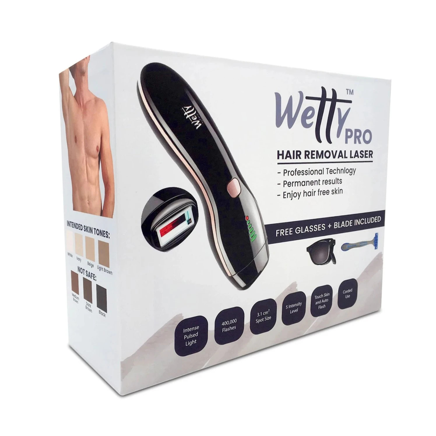 Pro Hair Removal Device by Wetty | BETTER MAN®