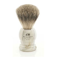 Super Badger Brush - Alabaster