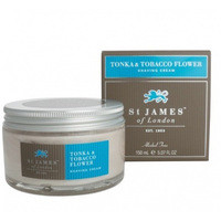 Tonka & Tobacco Flower Shave Cream Jar - 150ml