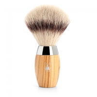 Kosmo Silvertip Fibre Shaving Brush Olive Wood