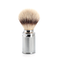 Silvertip Fibre Brush - Chrome Plated Metal