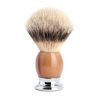Sophist Silvertip Badger Hair Shave Brush - Genuine Horn