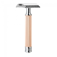 Traditional R41 Open Tooth Comb Safety Razor  Rosegold