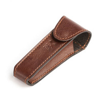 Razor case for traditional Safety Razor - Brown