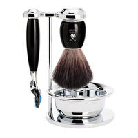 Black 4-pce Fibre Shave Set ( Fusion )
