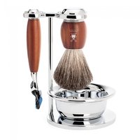 Vivo S 81 H 331 SF 4 Piece Shaving Set  Plum Wood