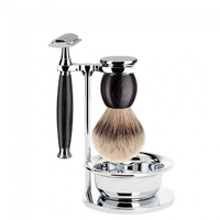 Sophist S93 H85 SSR 4 Piece Shaving Set - African Blackwood