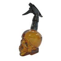 Water Spray Bottle - Skull - Amber
