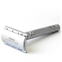 AS-D2  Stainless Steel Double Edged Razor in gift box  (includes 1 pack of 5 blades)  AS-D2  Stainless Steel Double Edged Razor in gift box  (includes 1 pack of 5 blades)