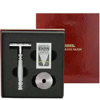 AS-D2S Stainless Steel Double Edged with Stand in Gift Box