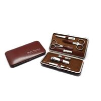 Large 7 piece Manicure Set - Tan