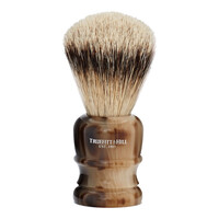 Wellington Super Badger Shaving Brush - Horn