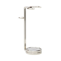 Double Wire Brush & Razor Stand  Chrome