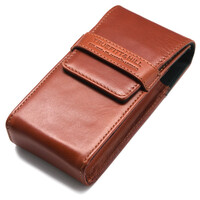 Cologne Leather Travel Holder  Tan