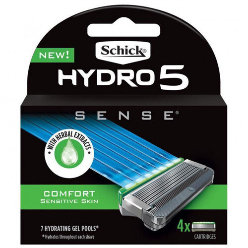Hydro 5 Sense Comfort 4 x Cartridges Refill