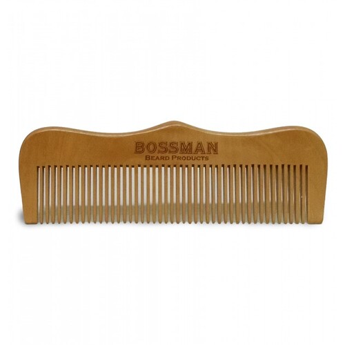 6" Pear Wood Beard Comb