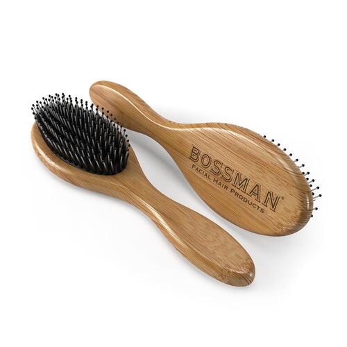 Beard Brush + Boar Hair & Nylon Bristle