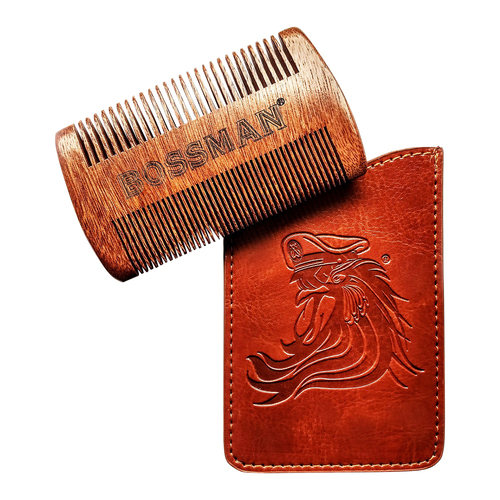 Pocket Sandalwood Beard and Moustache Comb