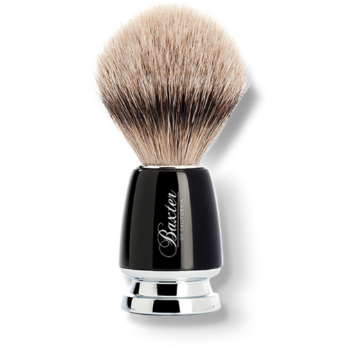 Black Silver Tip Badger Hair Shave Brush
