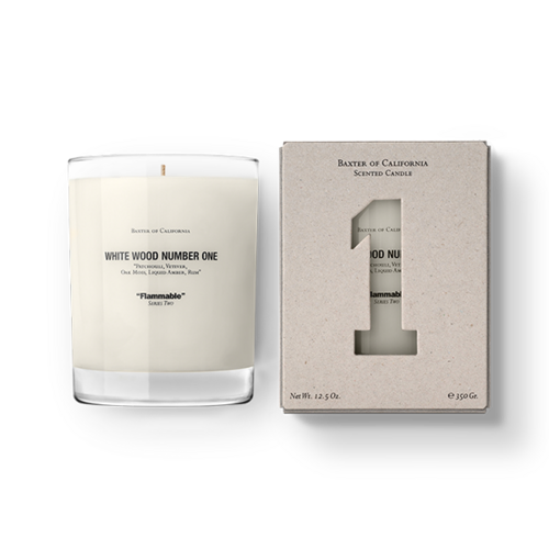 White Wood One Soy Wax Candle  350g