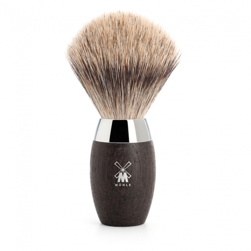 Kosmo Fine Badger Hair Shaving Brush - Bog Oak