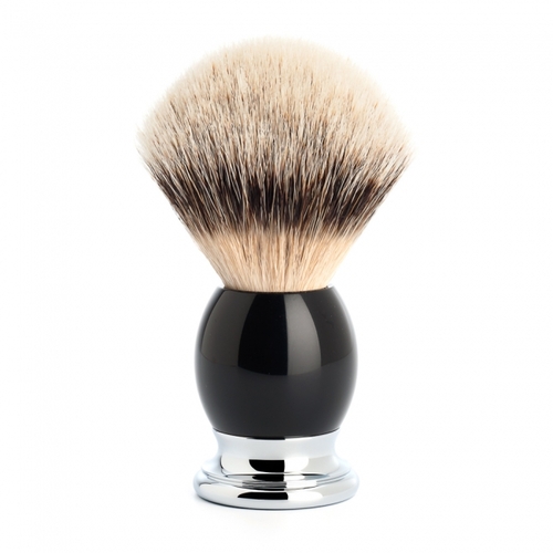 Sophist Silvertip Badger Hair Shave Brush  Black Resin