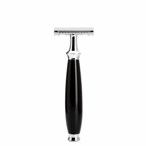 Purist R 56 SR Closed Comb Safety Razor  Black Resin