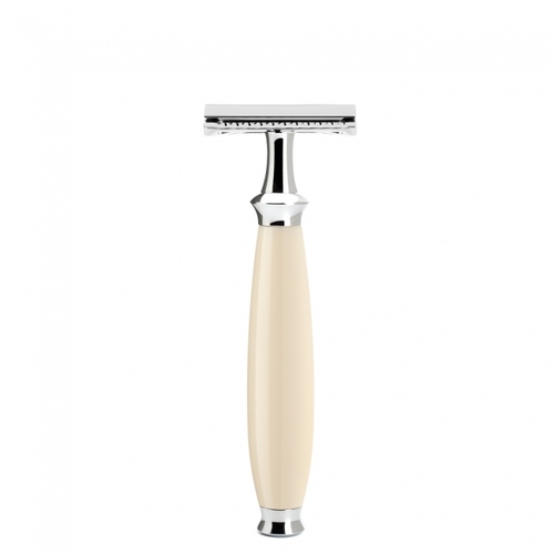 Purist R 57 SR Closed Comb Safety Razor  Ivory Resin