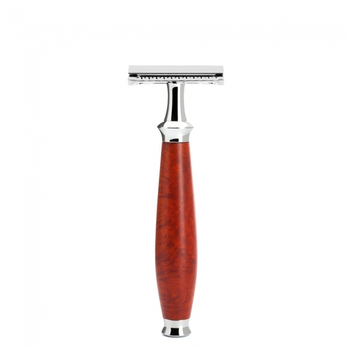 Purist R 59 SR Closed Comb Safety Razor  Briar Wood