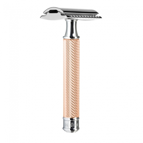 Traditional R89 Closed Comb Safety Razor  Rosegold