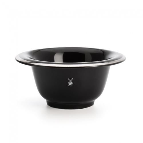 Porcelain Shaving Bowl  Black