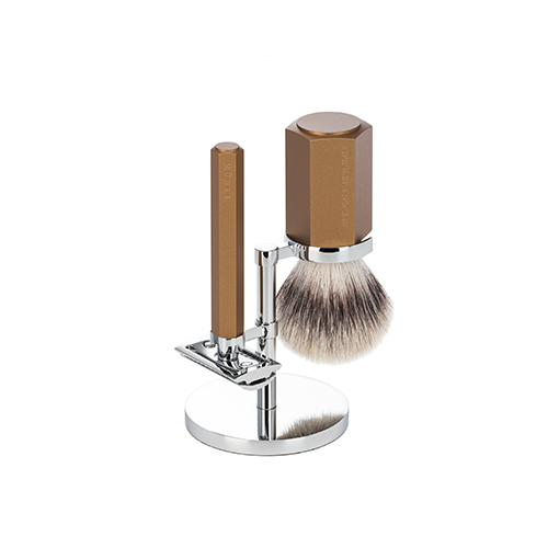 S31MHXGBronze Synthetic Silvertip 3-Piece Shaving Set