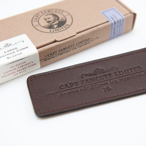 Leather Case for Folding Pocket Beard Comb