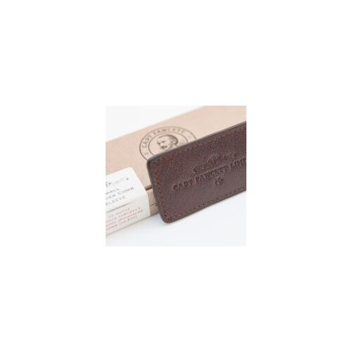 Leather Case for Folding Pocket Moustache Comb