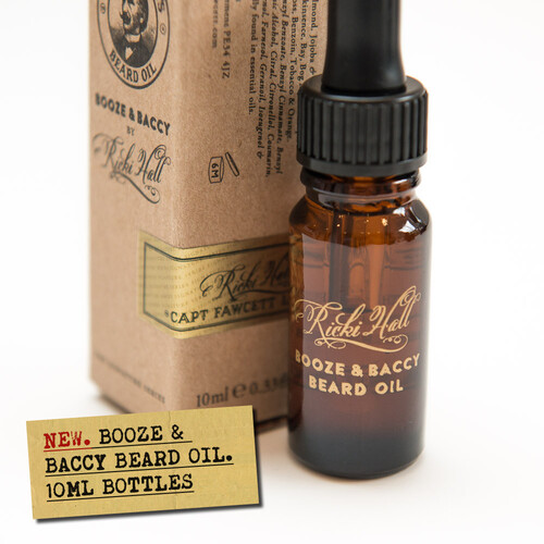 Ricki Hall’s Booze & Baccy Travel Beard Oil - 10ml