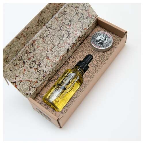 Private Stock Beard Oil & Moustache Wax Gift Set