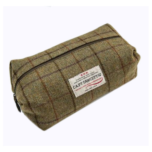 Tweed Wash Bag