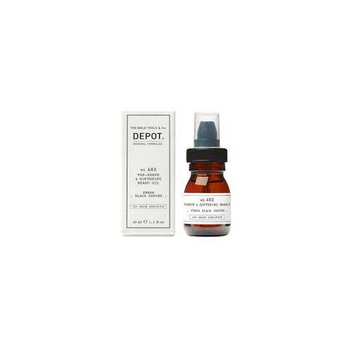No. 403 Pre-Shave & Softening Beard Oil - Fresh Black Pepper - 30ml