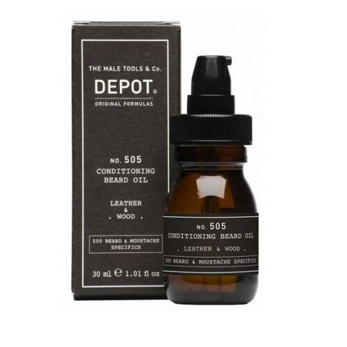 No. 505 Conditioning Beard Oil - Leather & Wood - 30ml