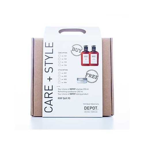Care & Style Pack (Includes: 201 - Refreshing Conditioner. Choose 1 x  Shampoo 250ml and 1 x Styling Product)