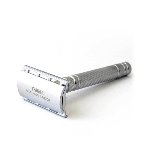  AS-D2  Stainless Steel Double Edged Razor in gift box  (includes 1 pack of 5 blades)
