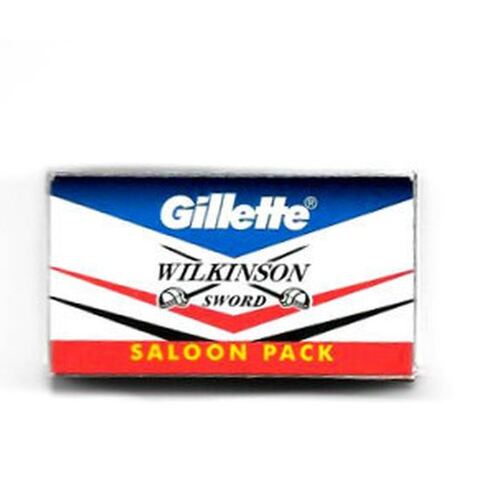 Gilette Saloon Pack Stainless Steel Blades ( 1 pack = 10 blades)