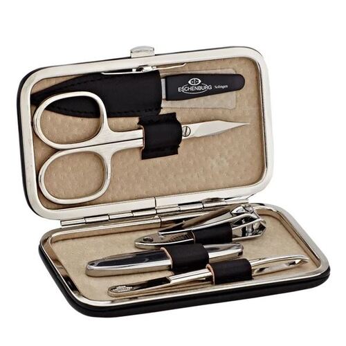 Medium 5 Piece Manicure Set - Black