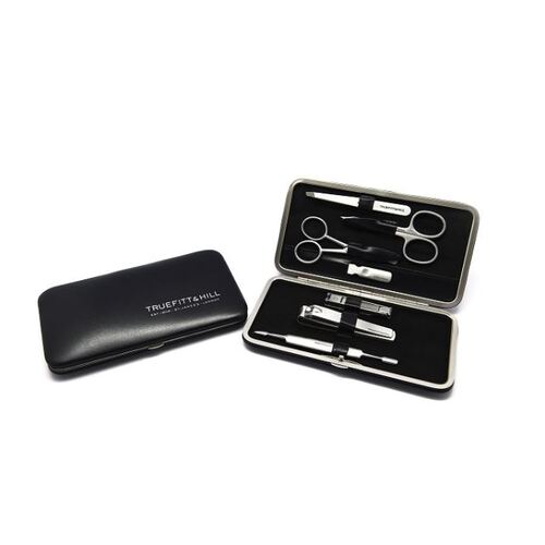 Large 7 piece Manicure Set - Black