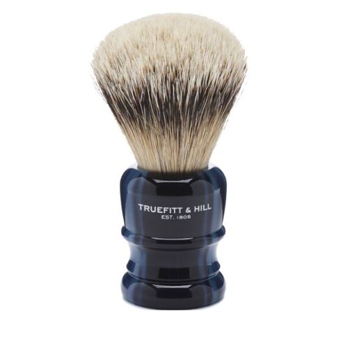 Wellington Super Badger Shaving Brush - Blue Opal